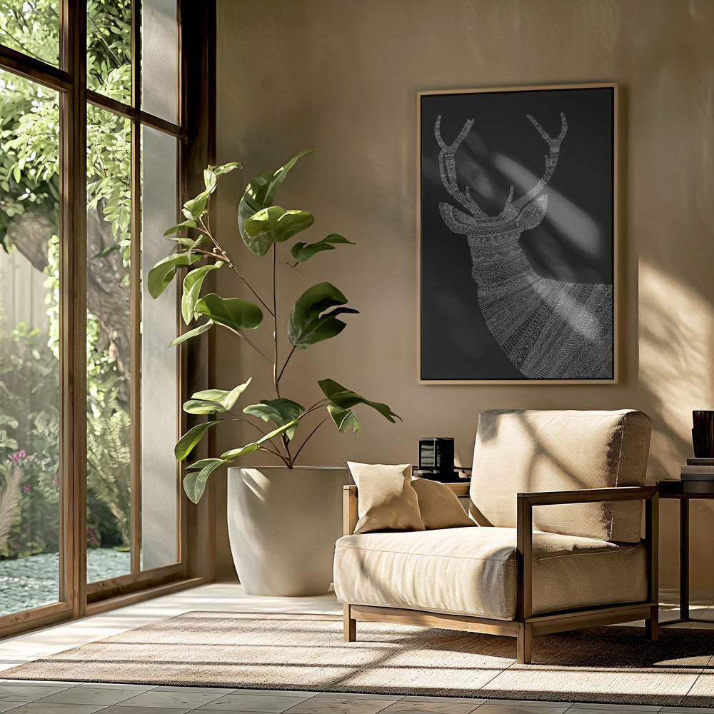 Stag Black | Poster