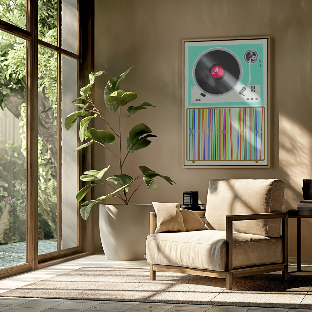 Vinyl-Stapel | Poster