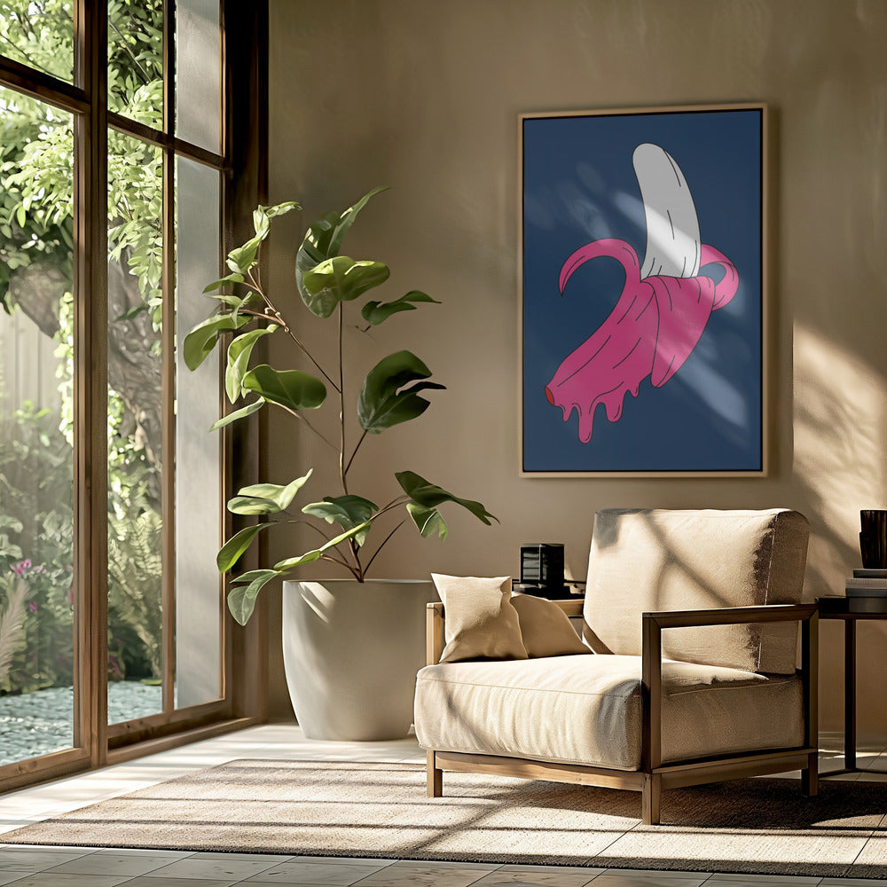 Schmelzende Banane | Poster