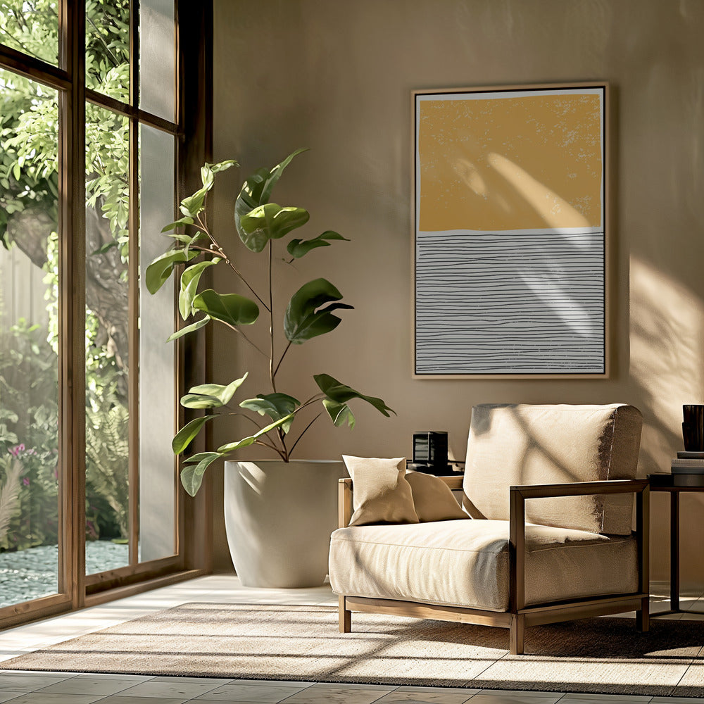 Minimales Gelb | Poster