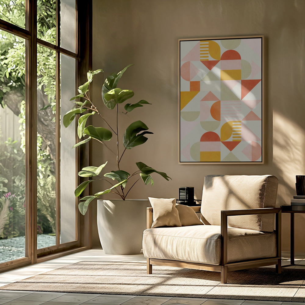 Bauhaus Fun Pastel | Poster