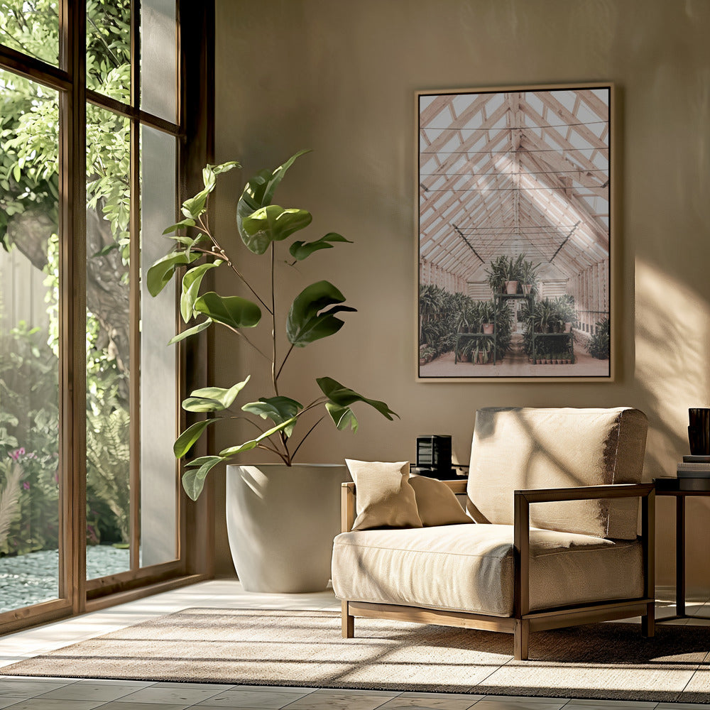 Serene Greenhouse | Poster