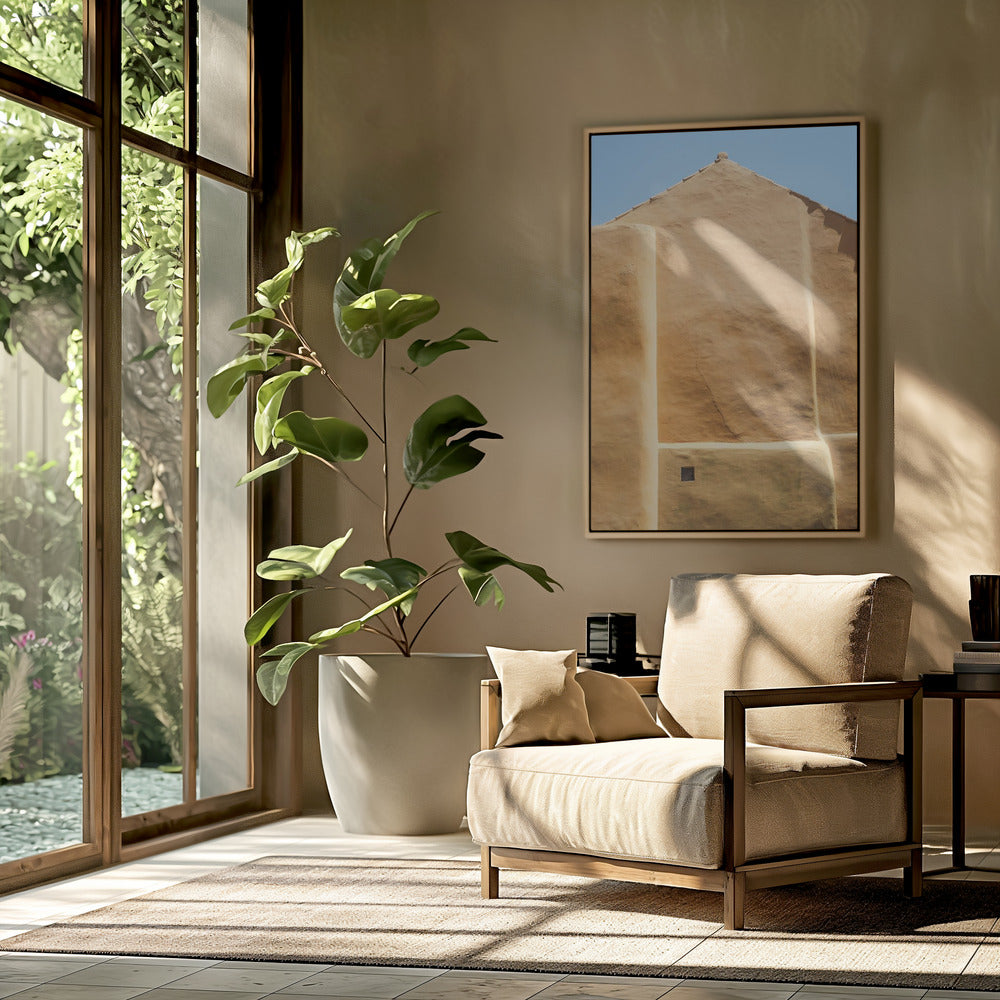 Golden Wall Contours | Poster