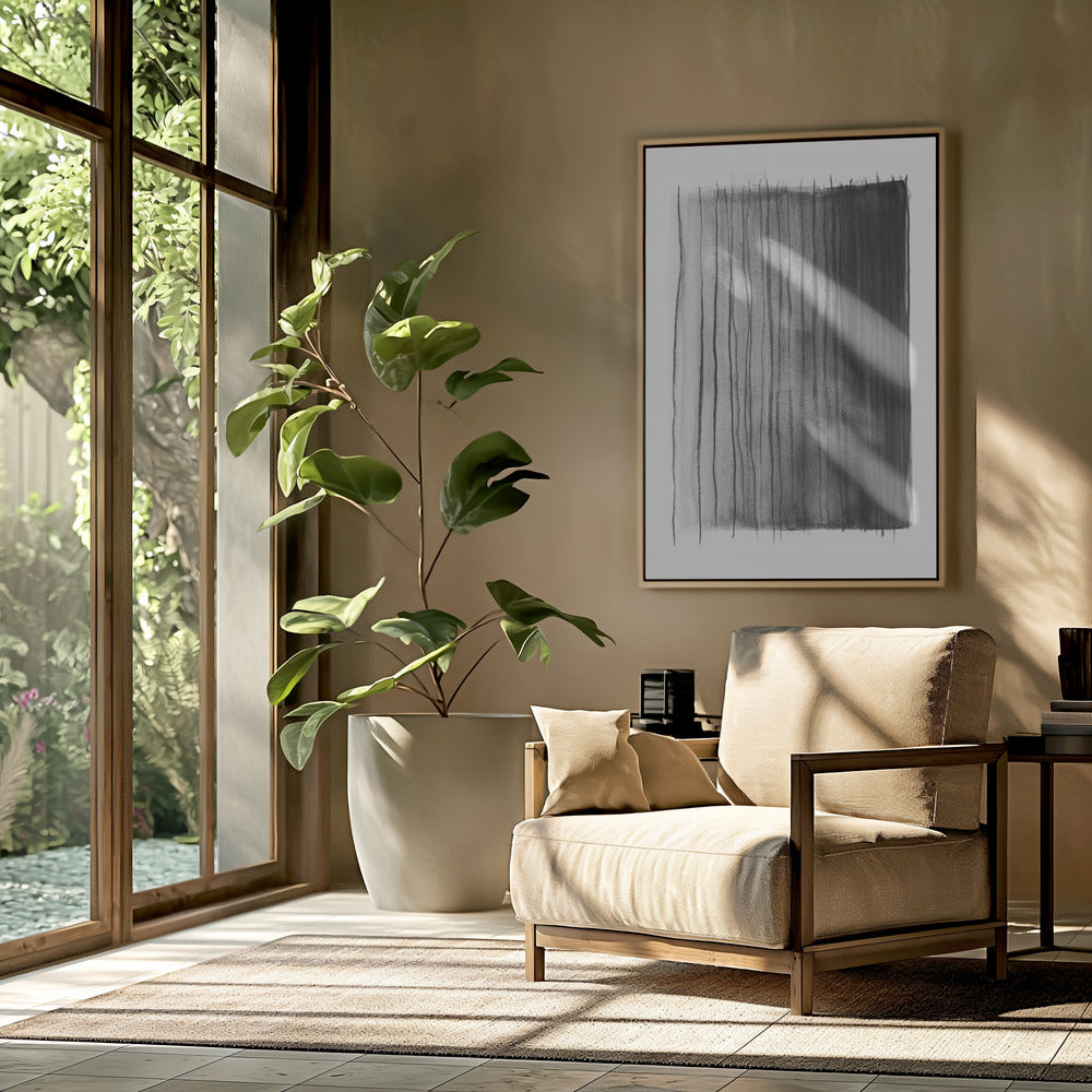 Monochrome Linien | Poster