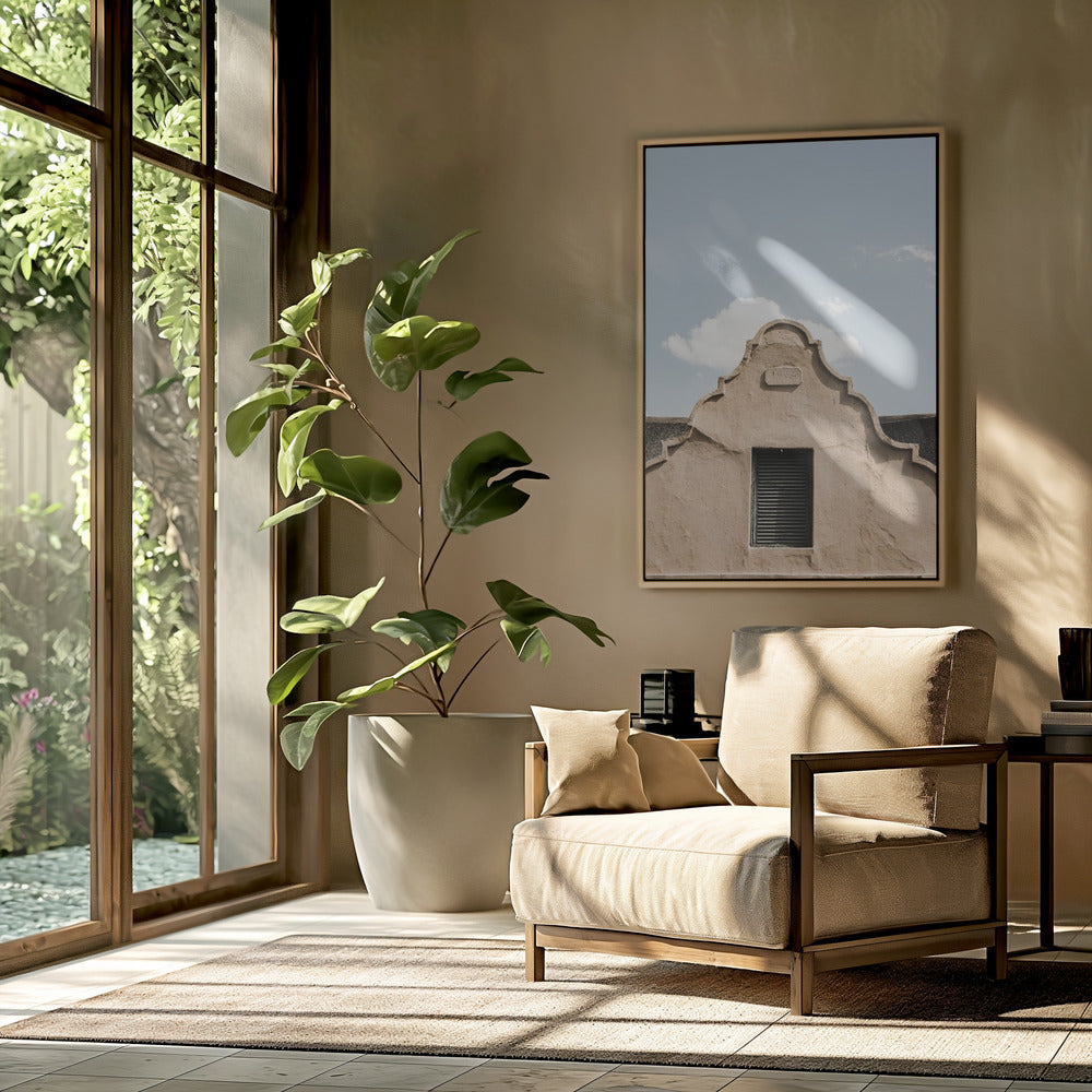 Vintage Gable With An Arched Window | Poster