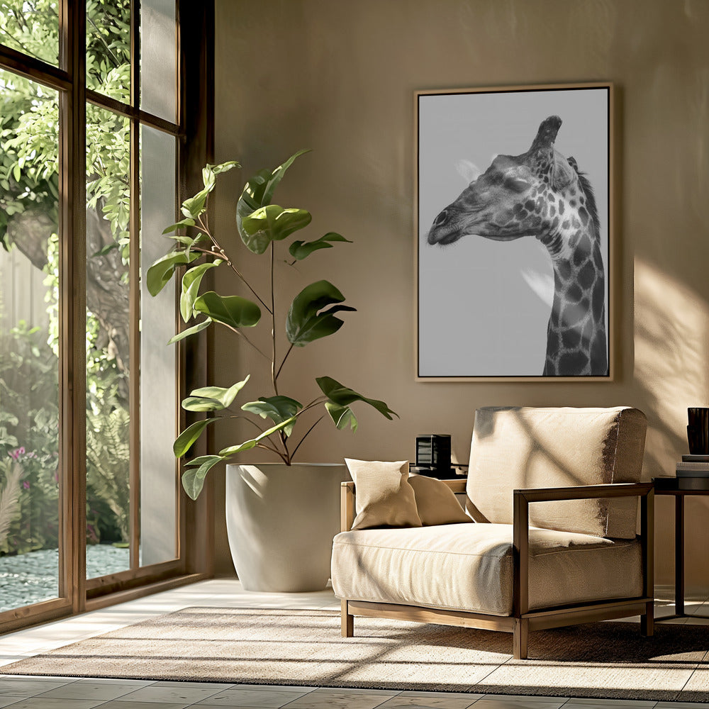 Intricate Patterns Of A Giraffe's Skin | Poster