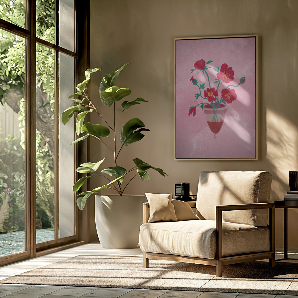 Cup of flowers | Poster