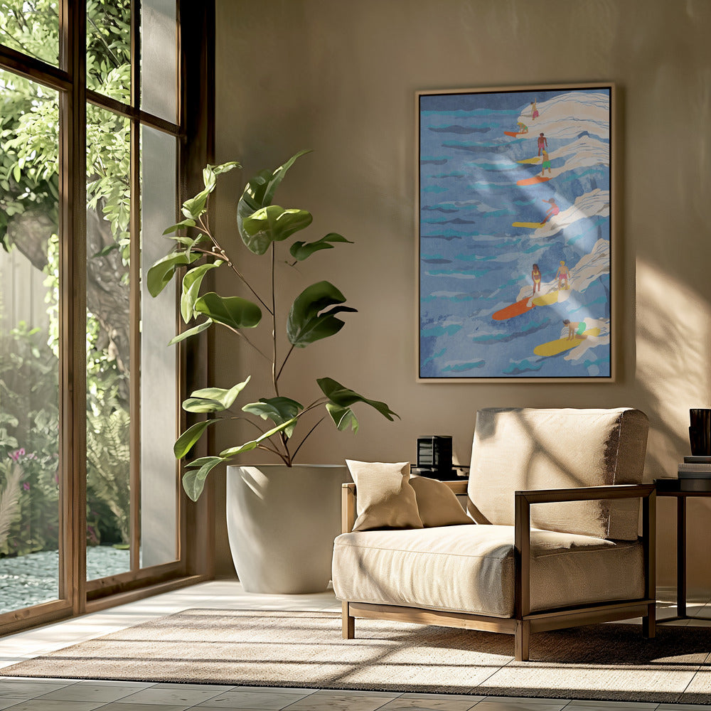 chilled surfing | Poster