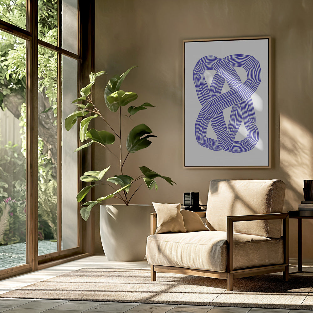 Blue Infinity Loop | Poster