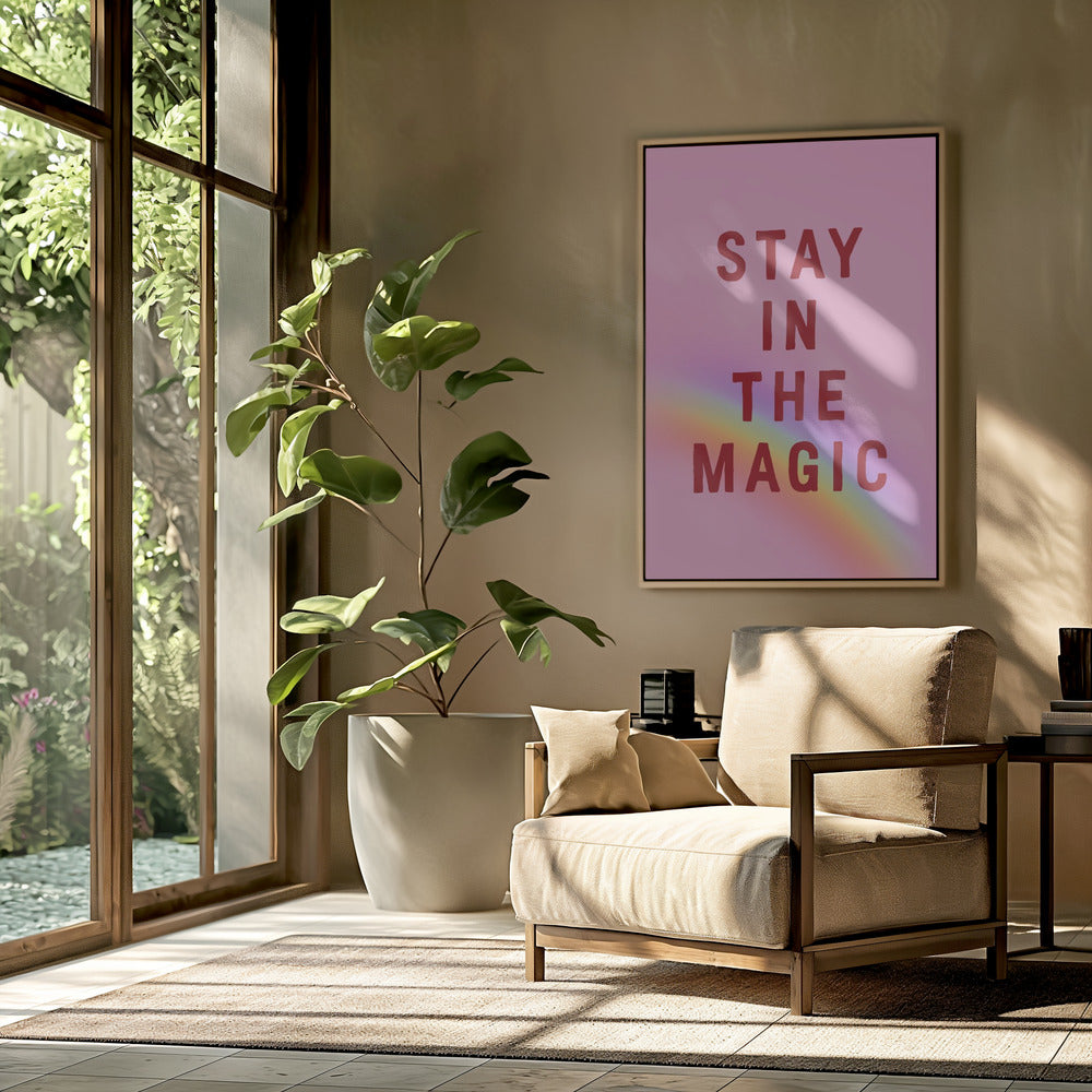 Bleib in der Magie | Poster
