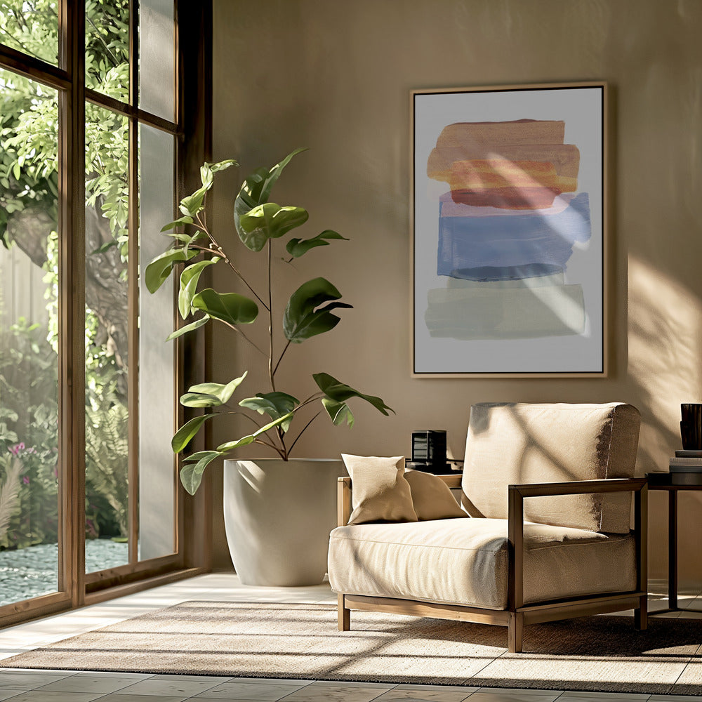 Abstrakte Pinselstriche 49 A1 | Poster