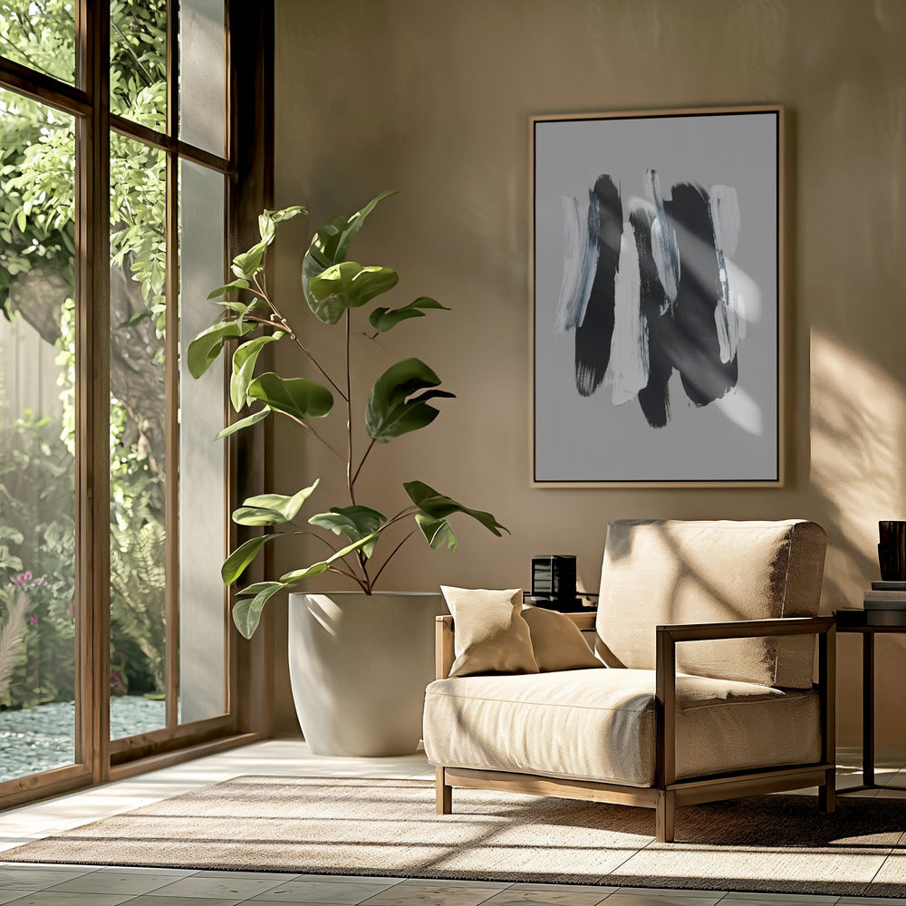 Abstrakte Pinselstriche 12 300dpi | Poster
