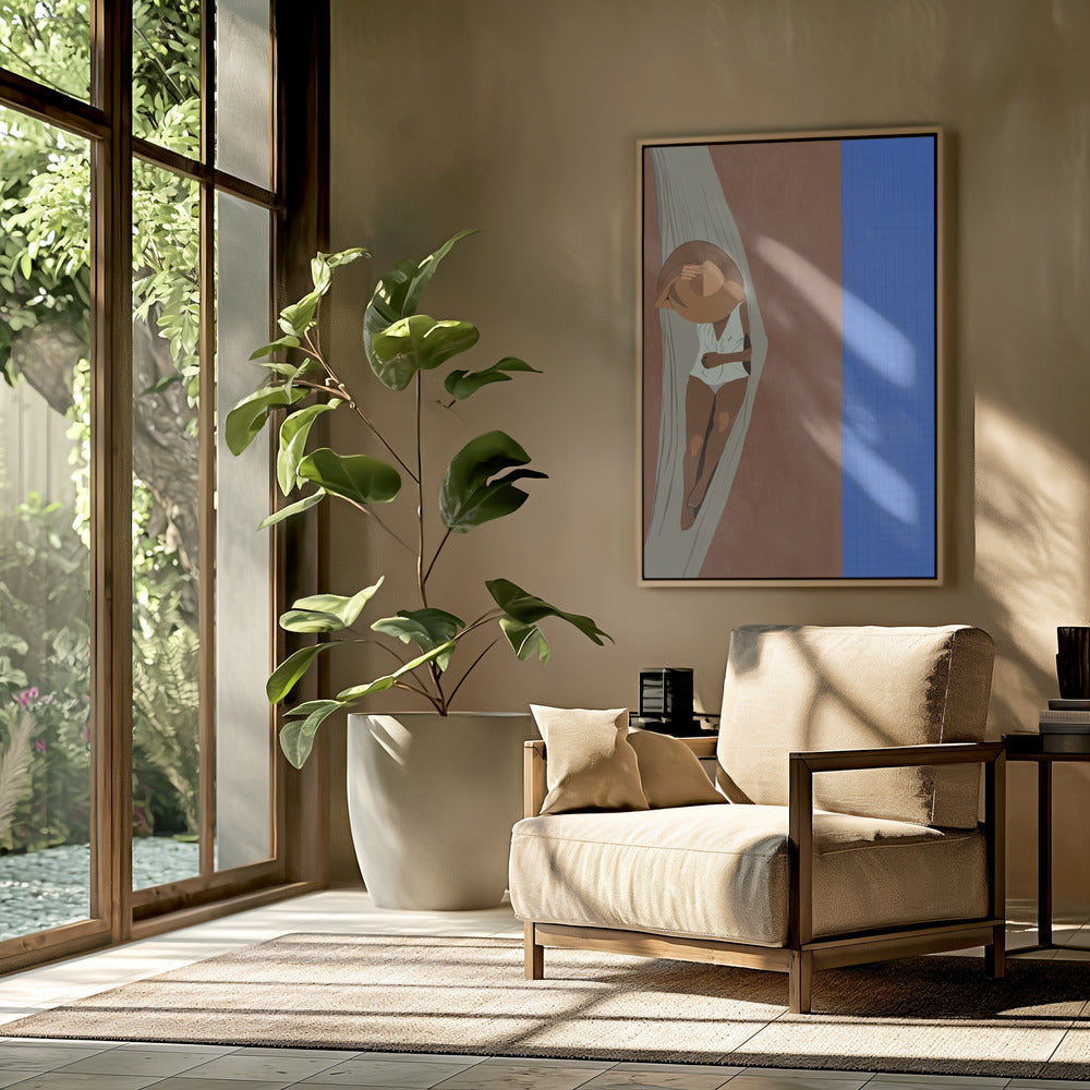 Ruhiger Poolrand | Poster