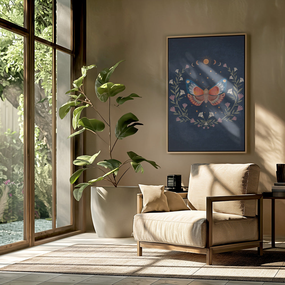 Schmetterlings-Traumlandschaft | Poster
