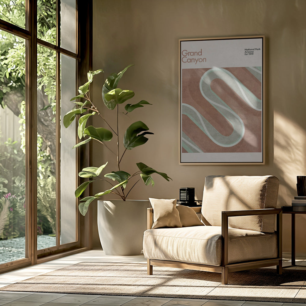 Canyon Wellenströmung | Poster