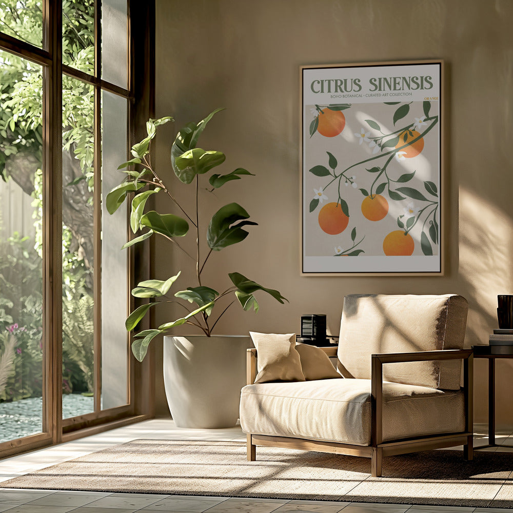 Orange Eleganz | Poster
