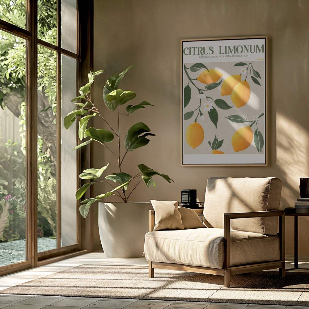 Golden Citrus Delight | Poster