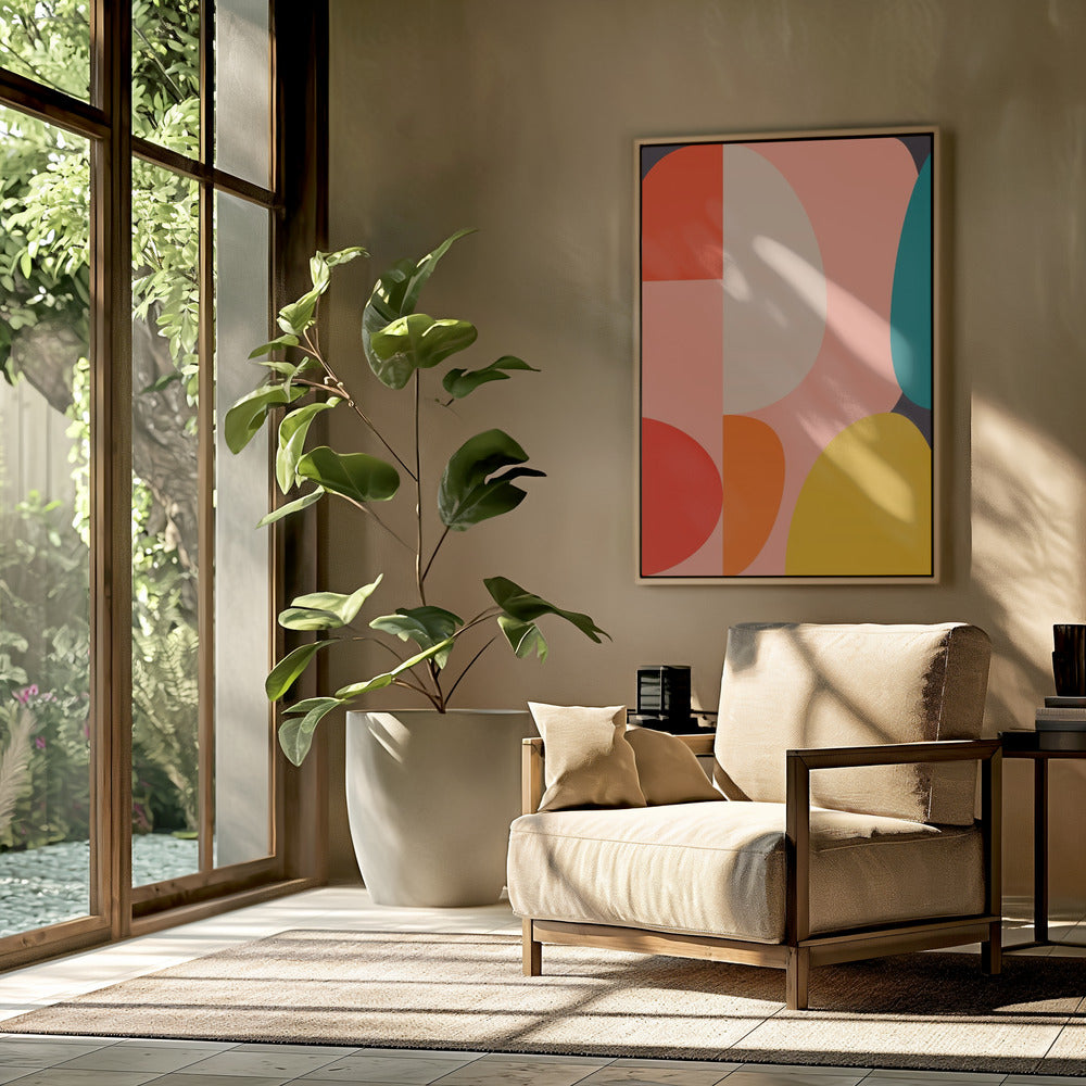 Mid Century Pastell 14 | Poster