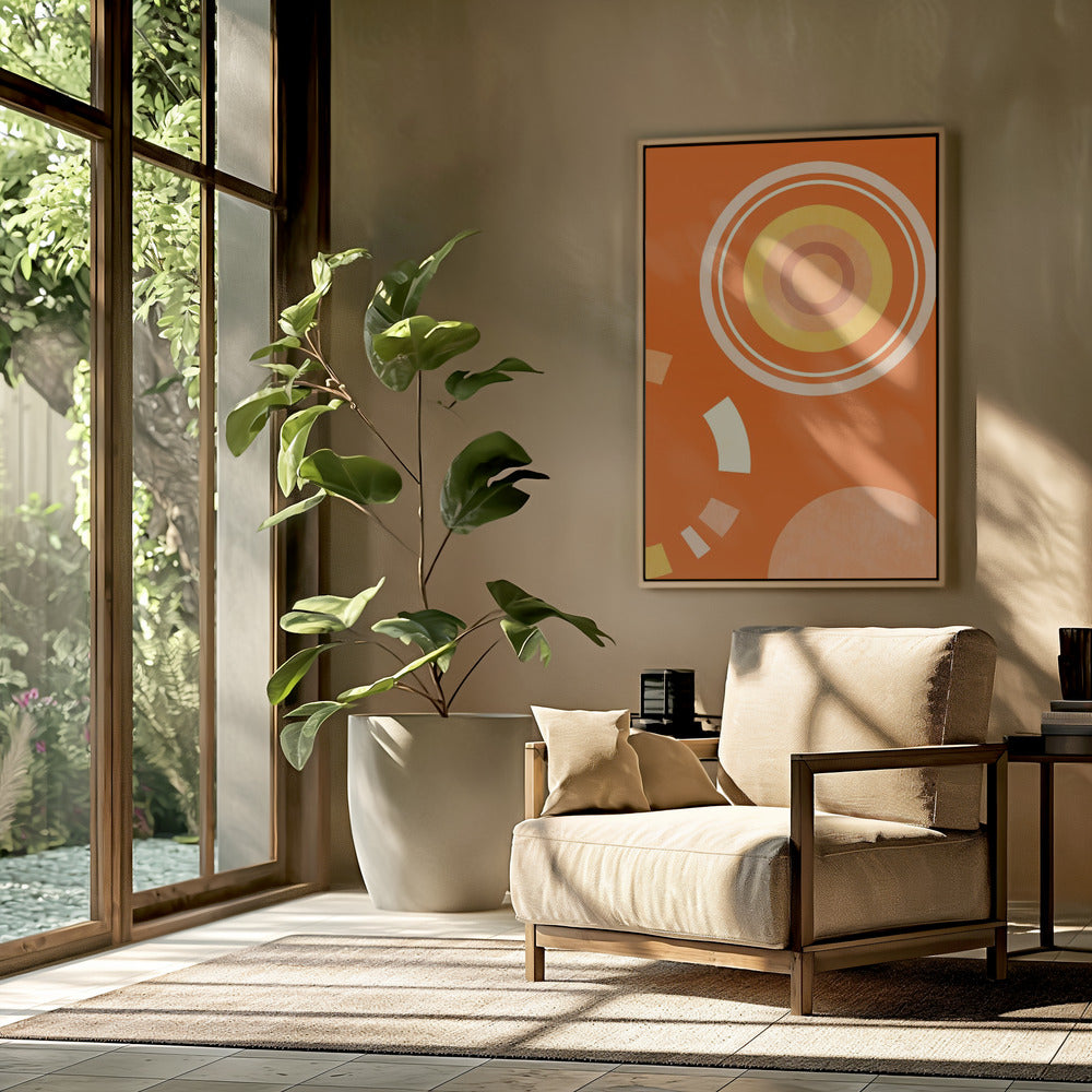 Frühlingsmitte Rhapsodie Orange 4 | Poster