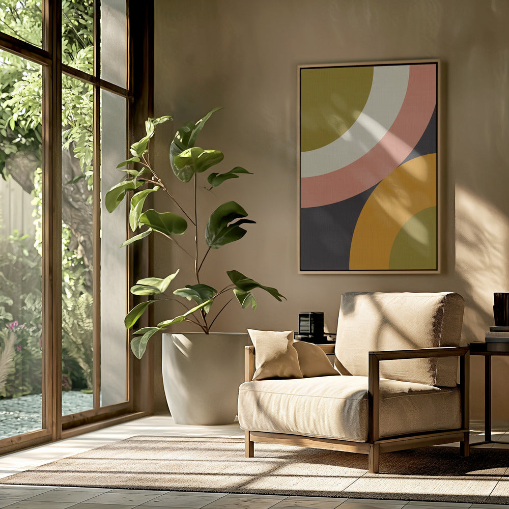 Geo Shapes Herbst 21 Abgerundet | Poster