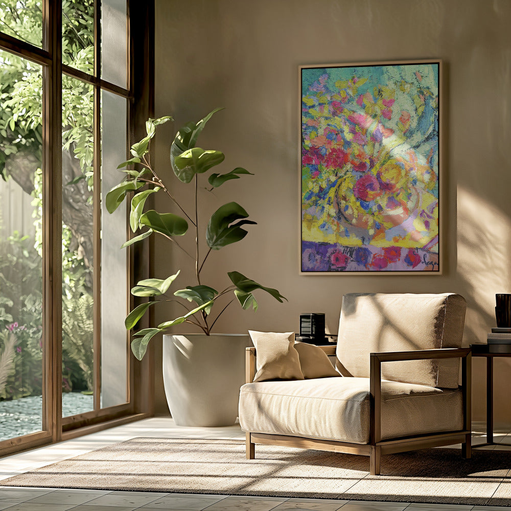 Strahlende florale Harmonie | Poster