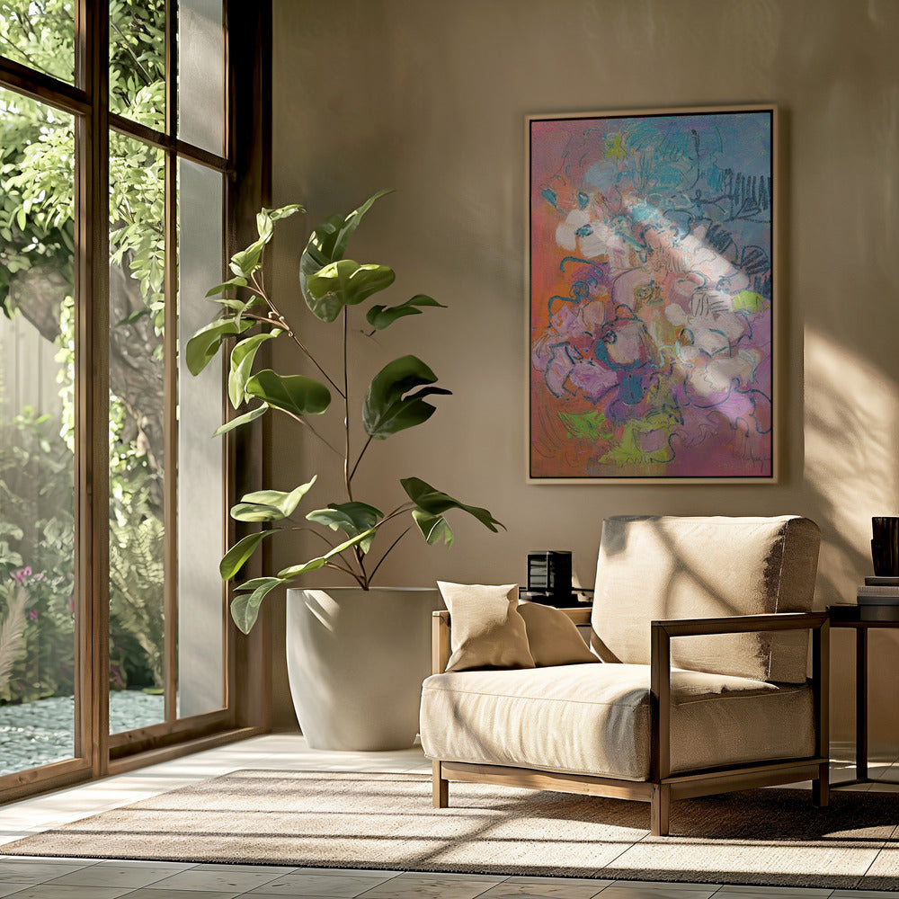 Florale Traumlandschaft | Poster
