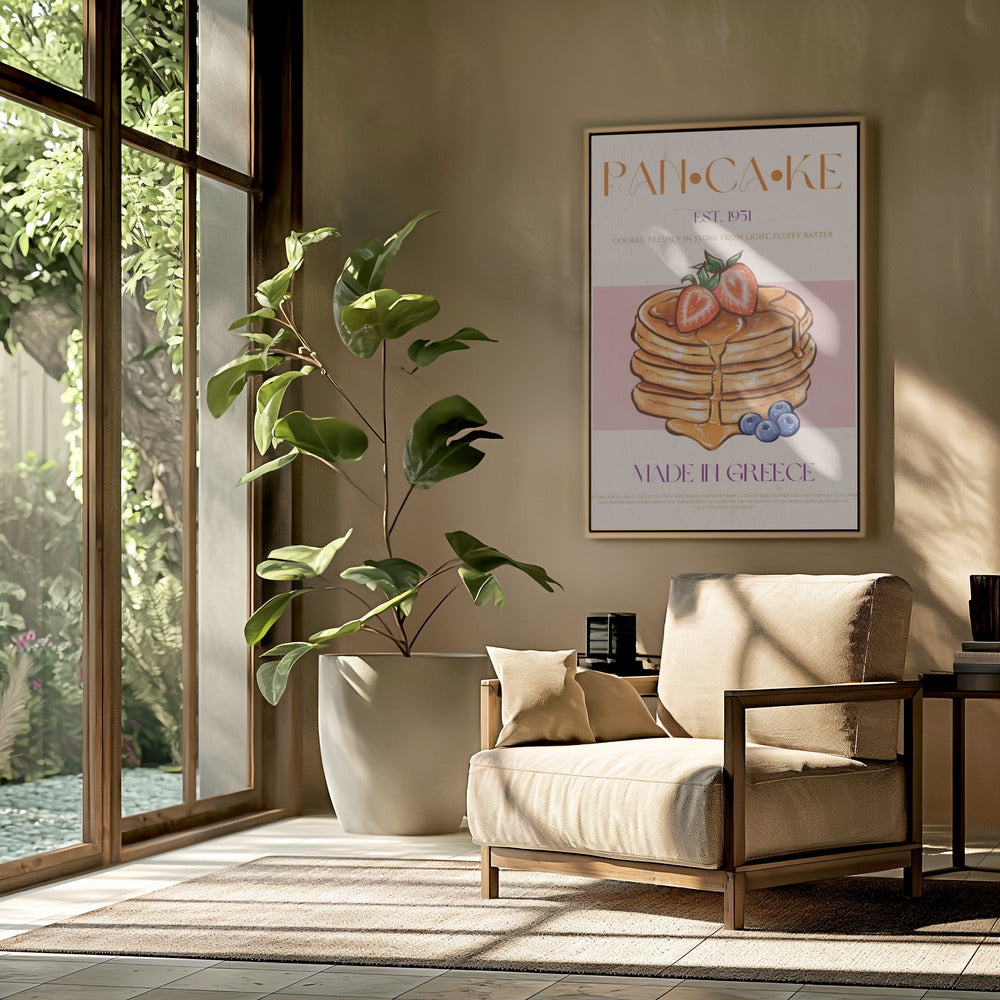 Fluffy Greek Pancakes | Poster