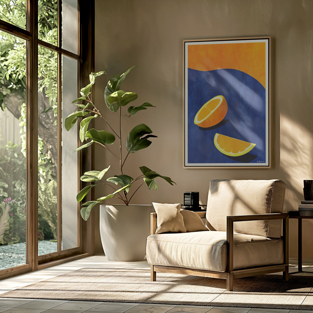Petit Déjeuner, Deux Oranges | Poster