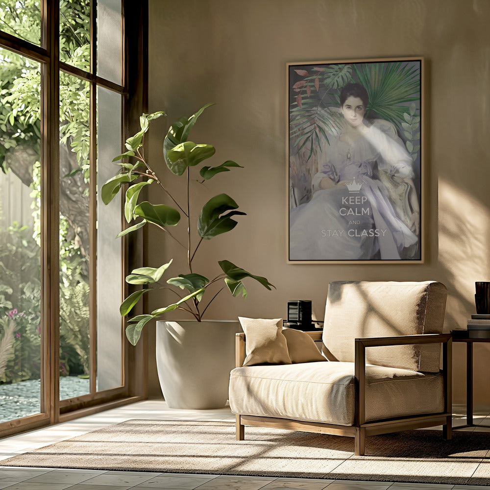 Bleiben Sie ruhig und stilvoll, Lady Agnew | Poster