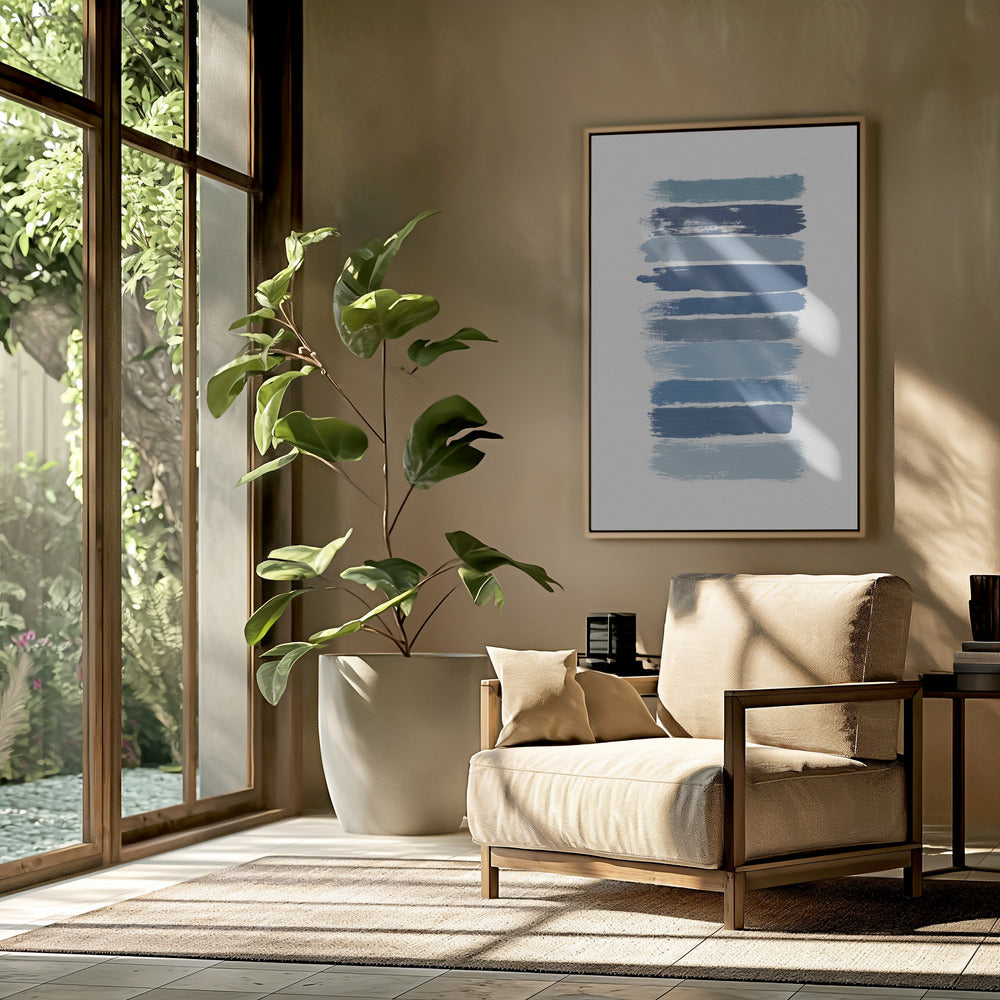 Ombre Blue | Poster