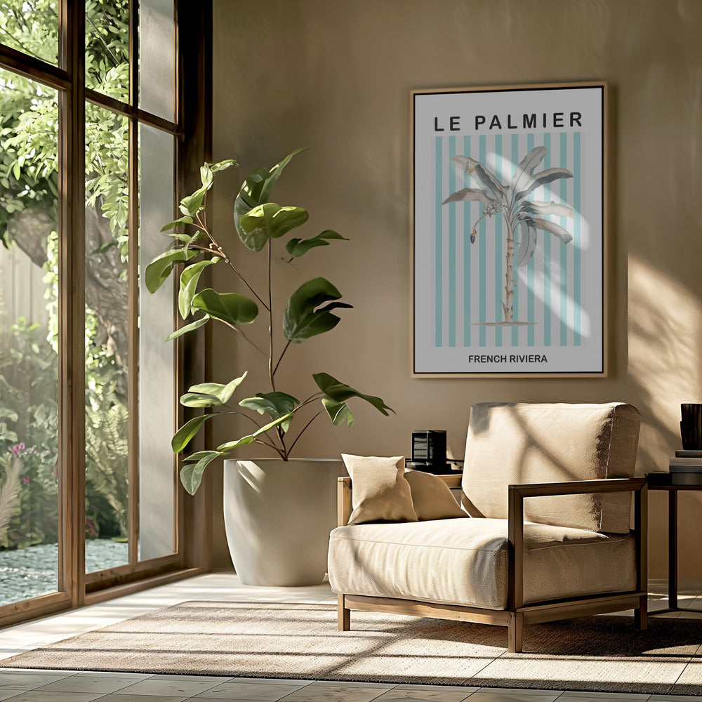 Gestreifte Palme | Poster
