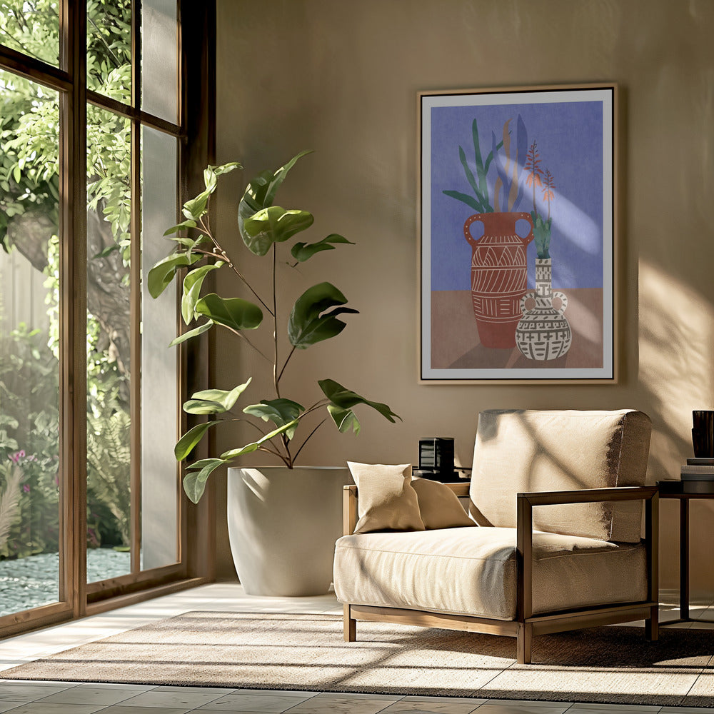 Flower Vase 3ratio 2x3 Print By Bohonewart | Poster