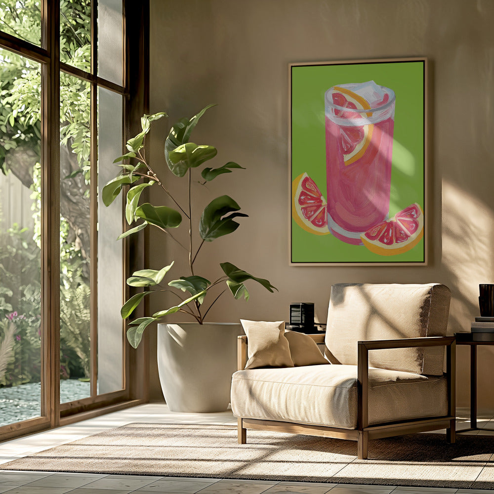Grapefruit Paloma Pistachio | Poster