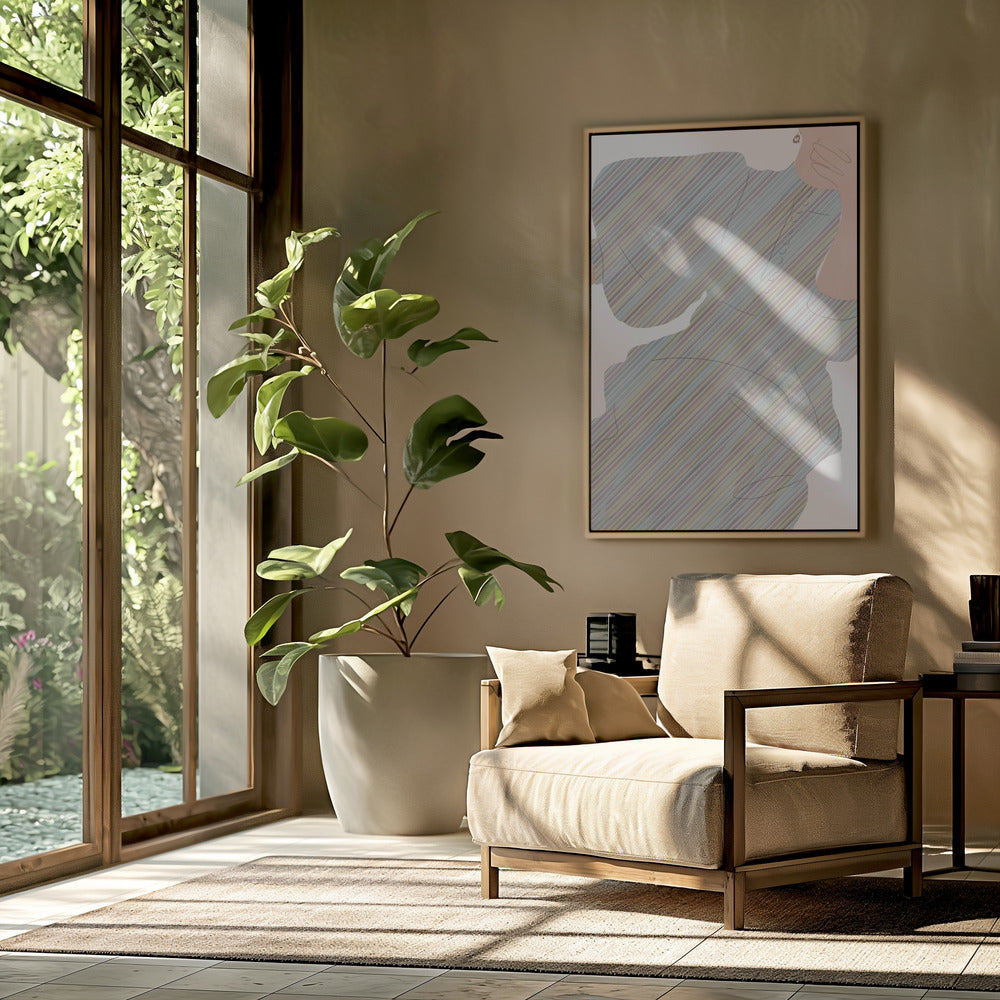 Gestreifte Eleganz | Poster