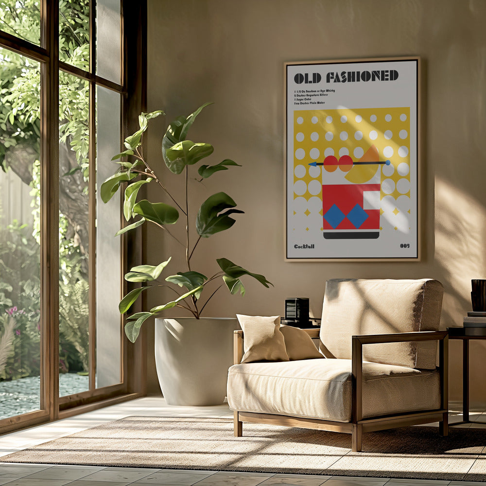 Altmodischer Bauhaus-Cocktail | Poster