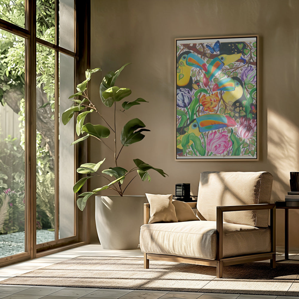 Colorful Toucans | Poster