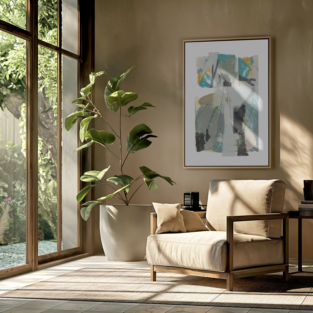 Contemporary Green No3 | Poster