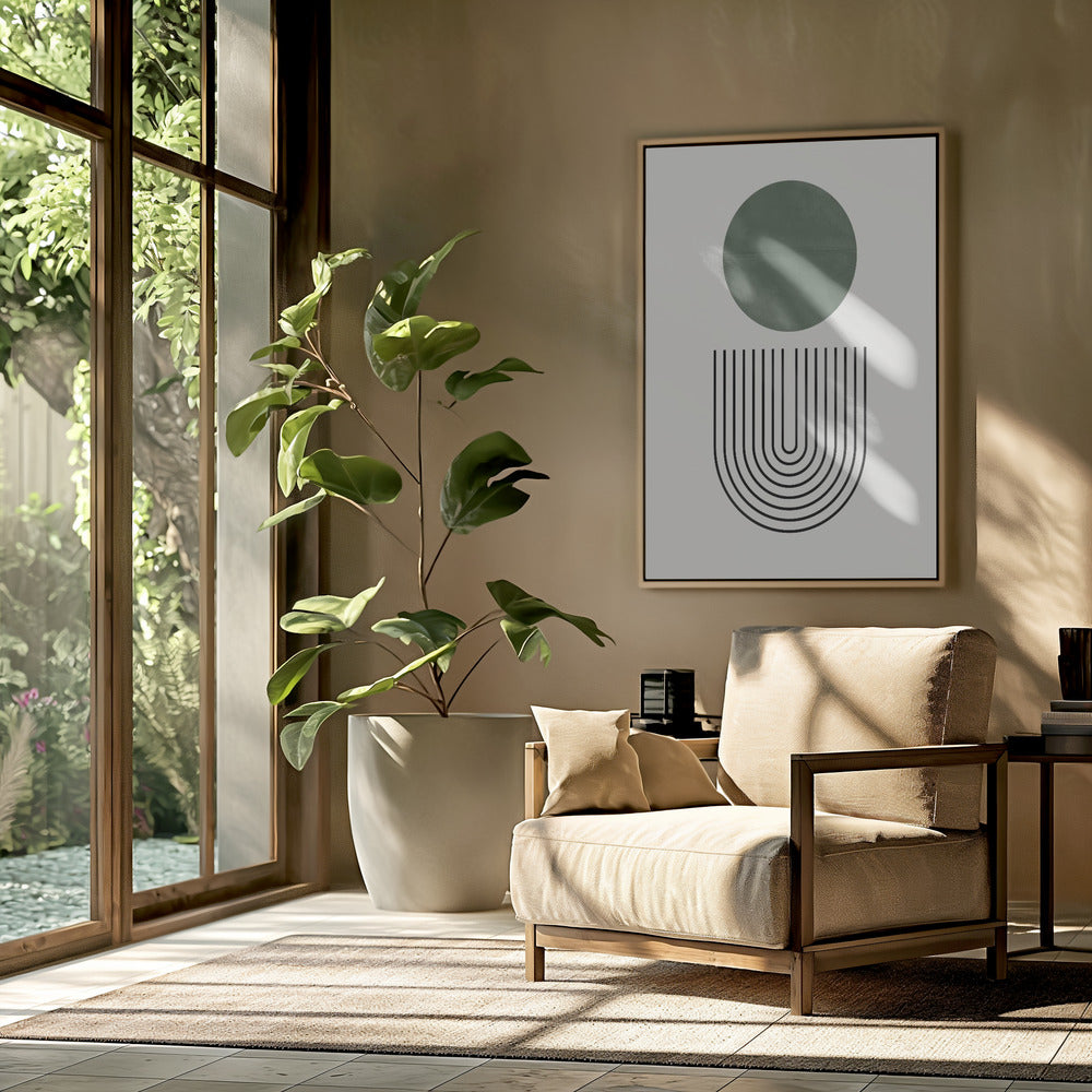 Kreise und Linien | Poster