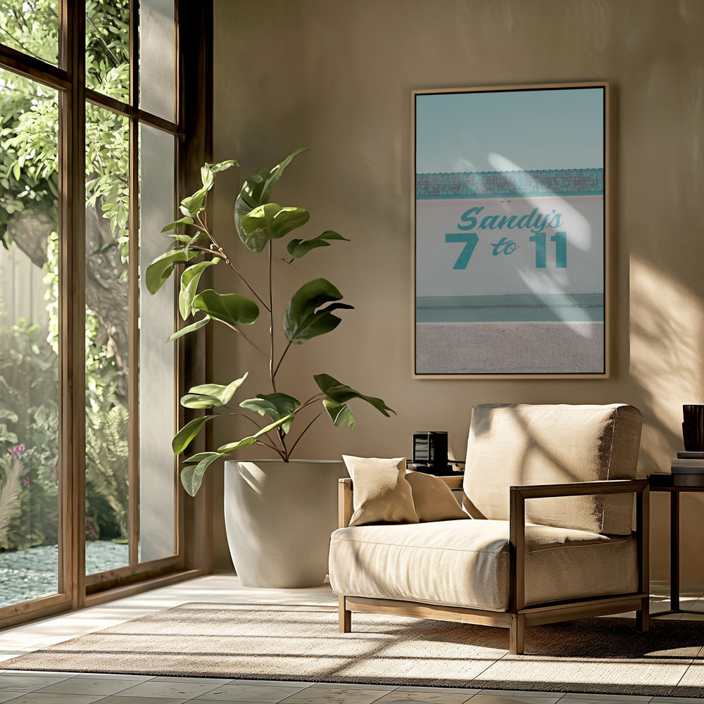 Sandy's 7 to 11 in Marfa, Texas | Poster