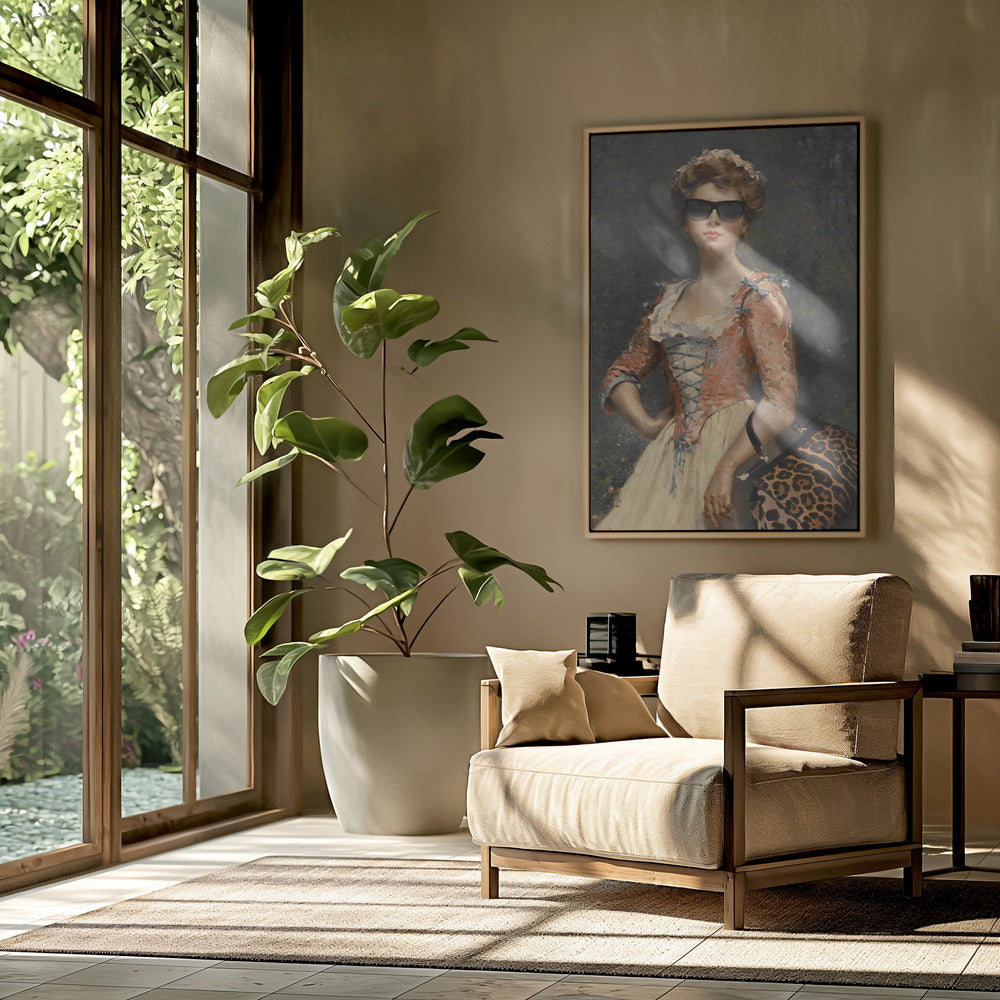 Vintage Chic Mädchen | Poster