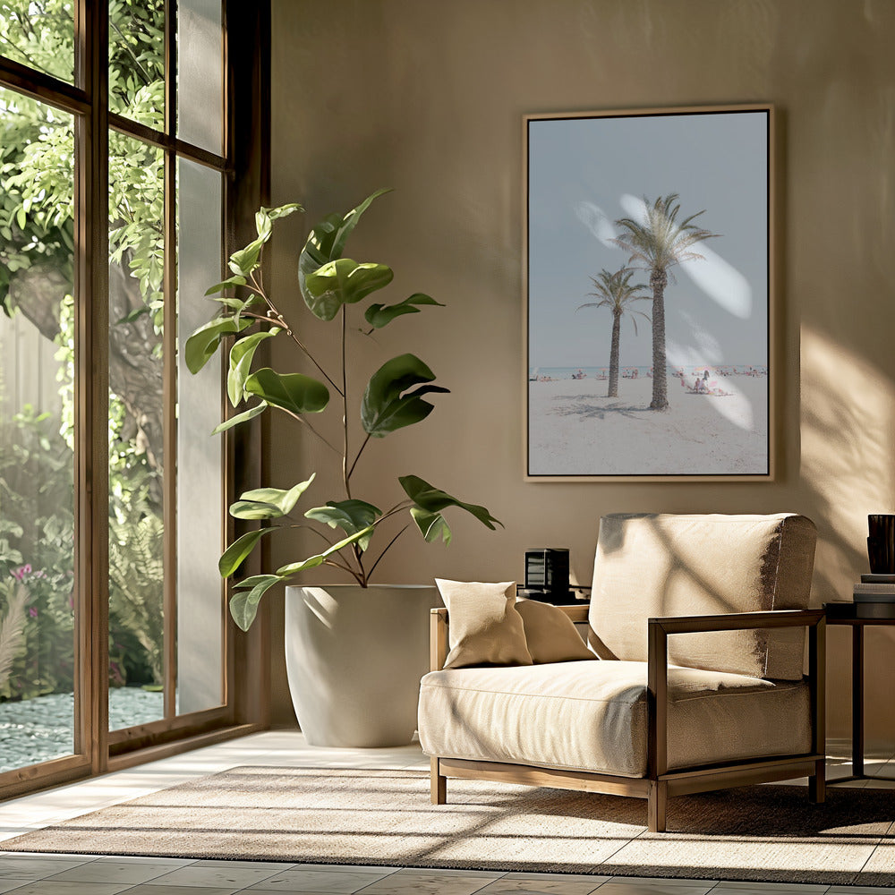 Palme am Strand | Poster