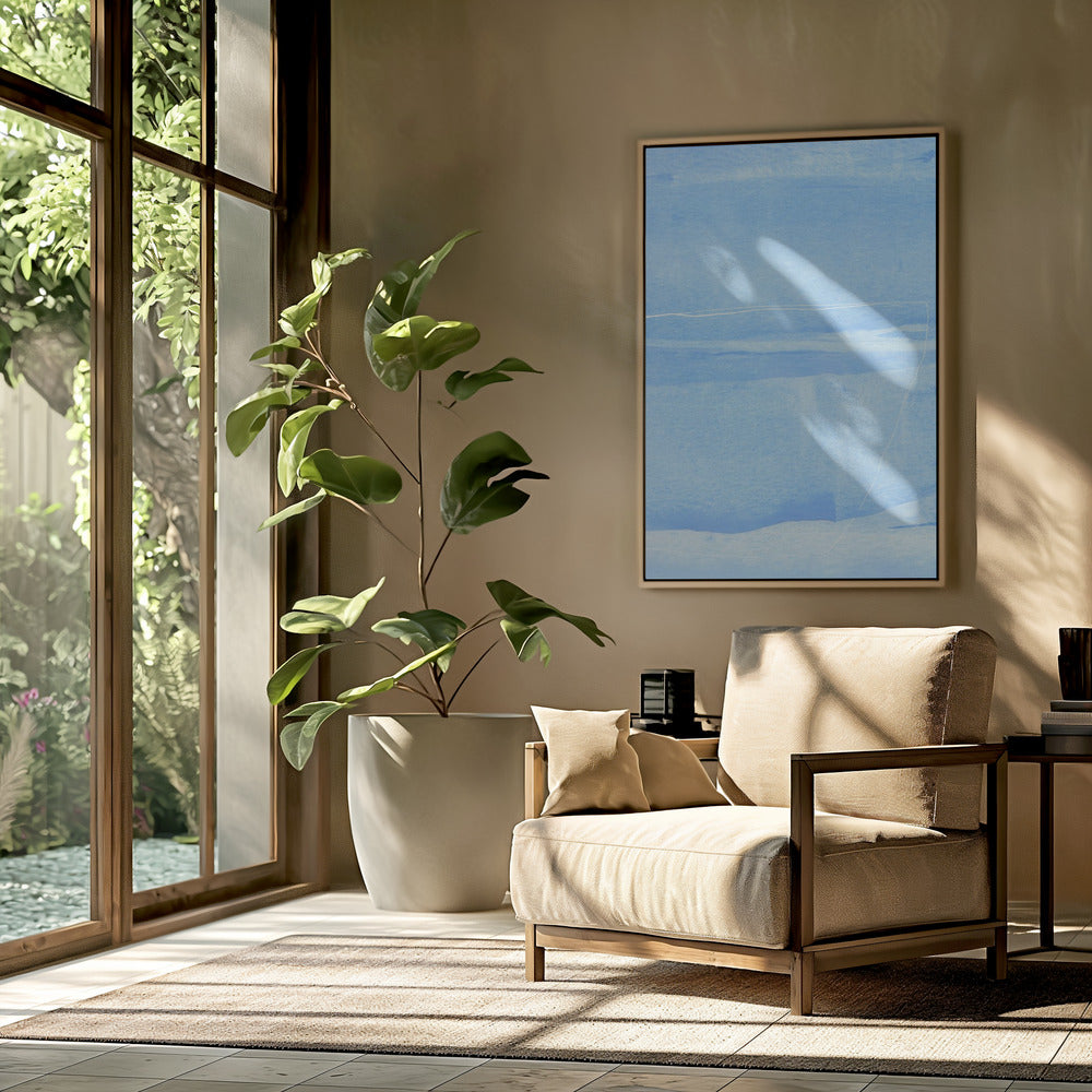 Coole azurblaue Horizonte | Poster
