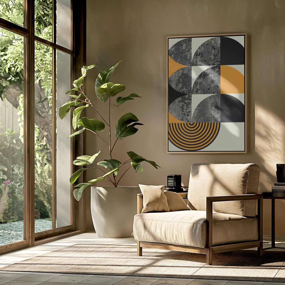 Geometrische Abstraktion Dynamisch | Poster