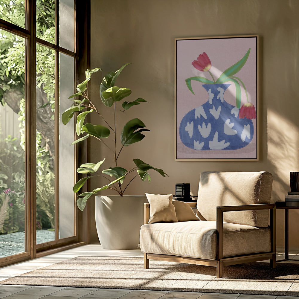 Tulpe in Vase | Poster