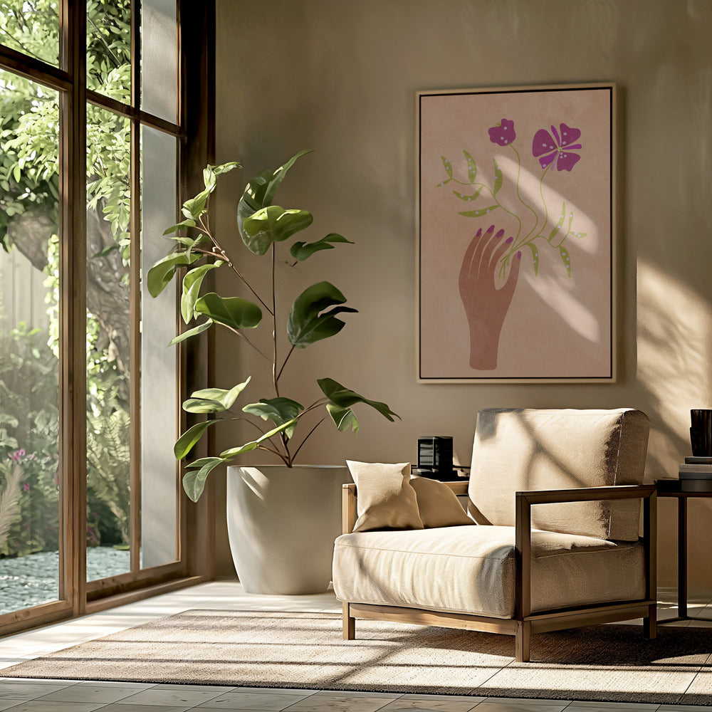 Blume in meiner Hand | Poster