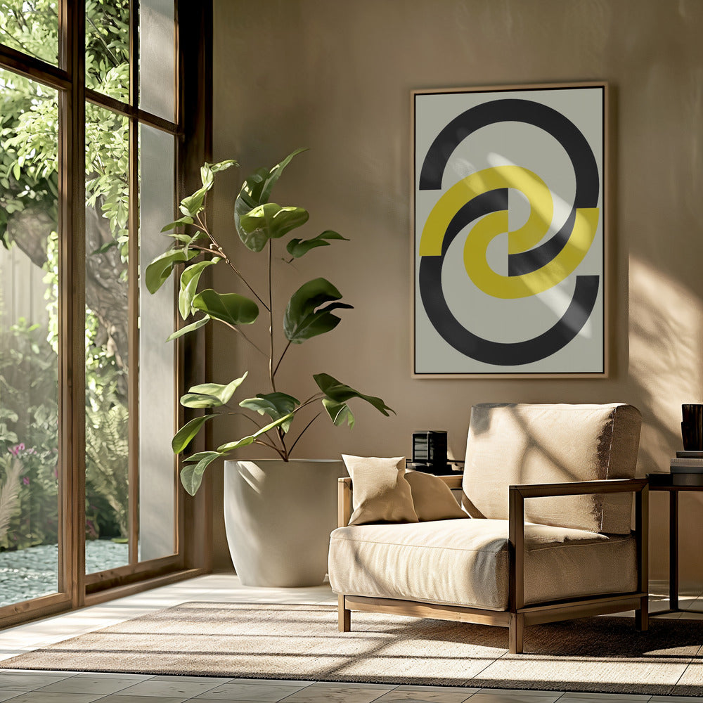 Ineinander verschlungene Kreise | Poster