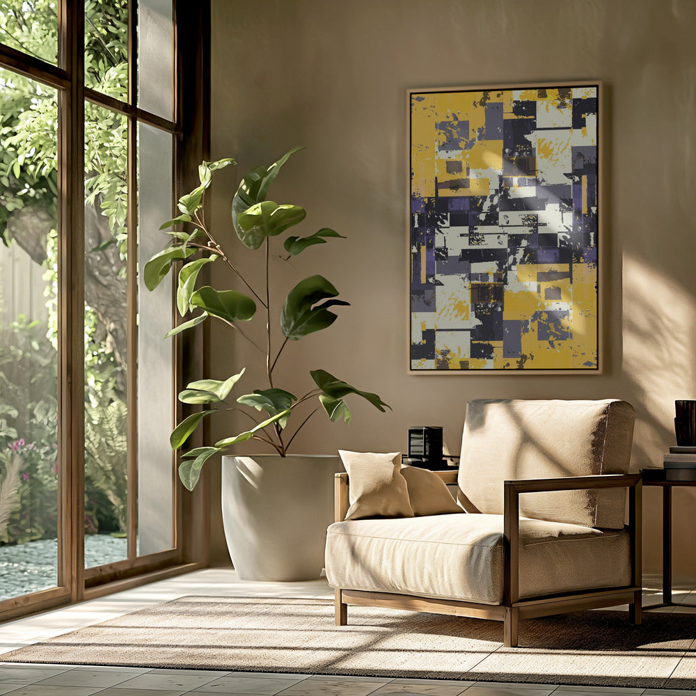 Geometrische Formen und kräftige Farben | Poster