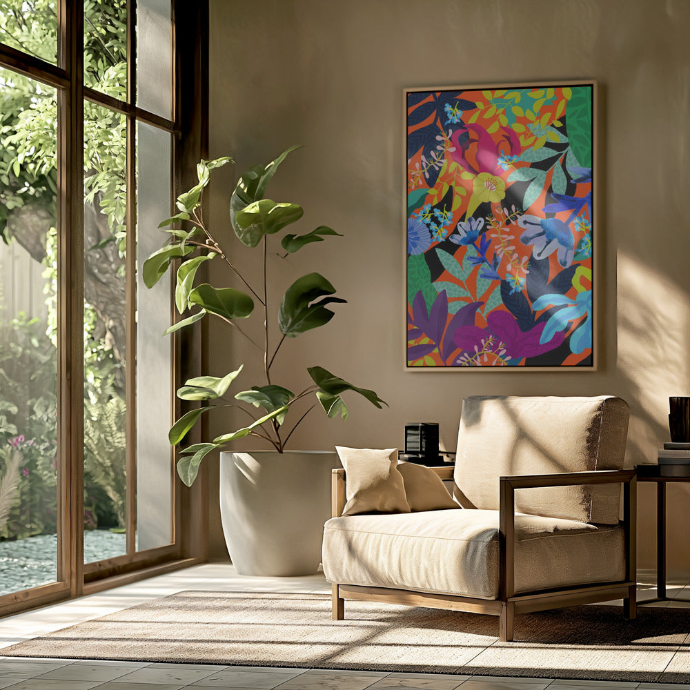 9933x14043 Din 131 Abstract Floral | Poster