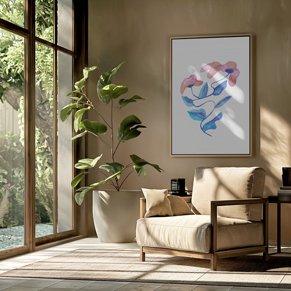 Abstrakte Blume | Poster