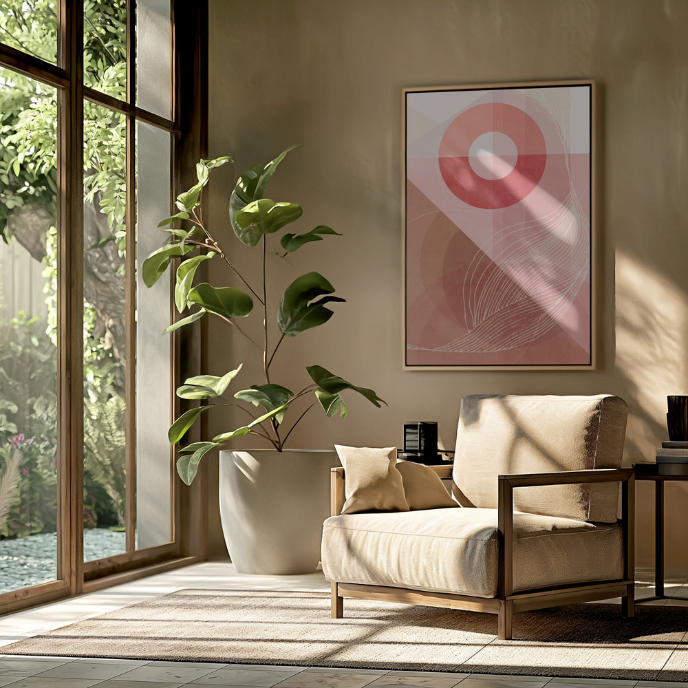 Abstract Above the mountain | Poster